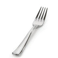 600-PACK OF CUTLERY PLASTIC FRK BULK SILV