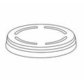 2000-PACK OF LID PROCAP 61-63 CLEARVIEW