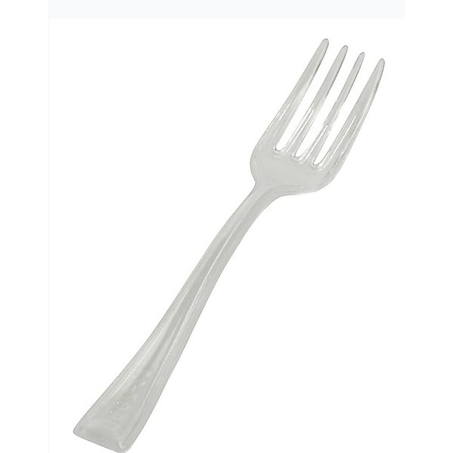 960-PACK OF FORK PLAS TINY TASTING CLR