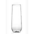 64-PACK OF Glass Plastic Flute Stemless