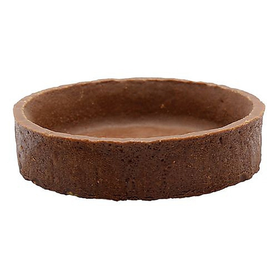 1- PACK OF SHELL PASTRY RND CHOC 3.2IN 60