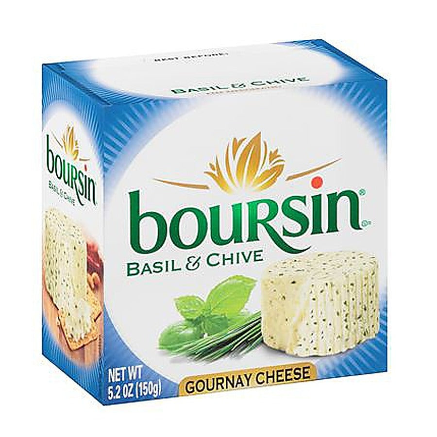 6-PACK OF CHEESE BOURSIN BASIL CHIVE
