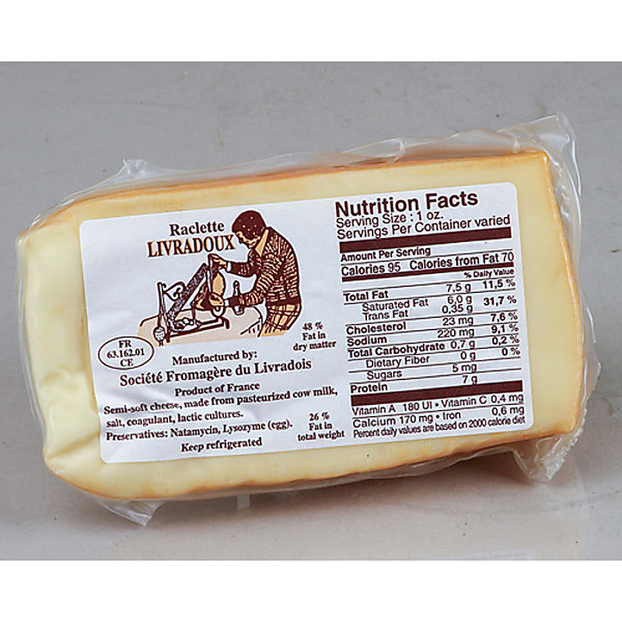 1-PACK OF CHEESE FRENCH RACLETTE PRE CUT