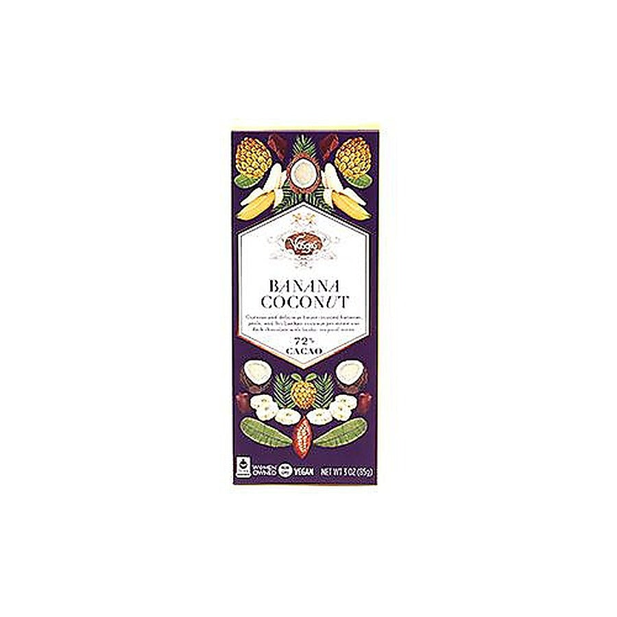 12-PACK OF CHOCOLATE BAR BANANA COCONUT
