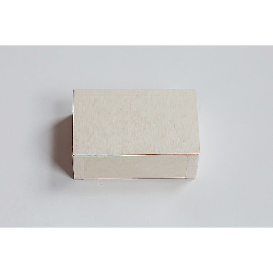 1-PACK OF Box Bento W/lid Rectangle Window 4x6