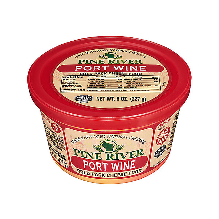 12-PACK OF CHEESE SPREAD PORT WINE