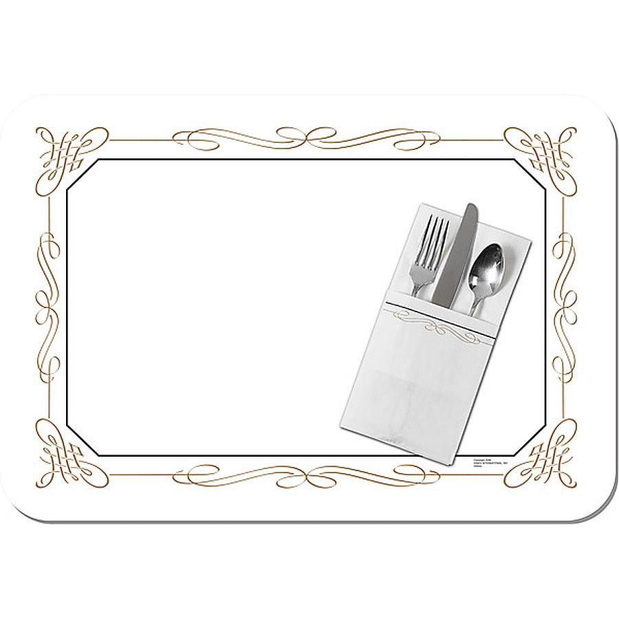 1000-PACK OF COVER TRAY FILIGREE BLK/GOLD
