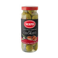 8-PACK OF OLIVE GREEN STUFFED W/CHORIZO