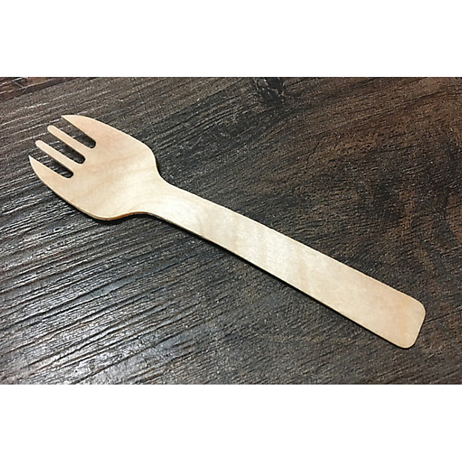 1-PACK OF SPORK DISP WOODEN TASTING