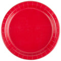 10-PACK OF Plate Papr Dessert Classic Red 7"