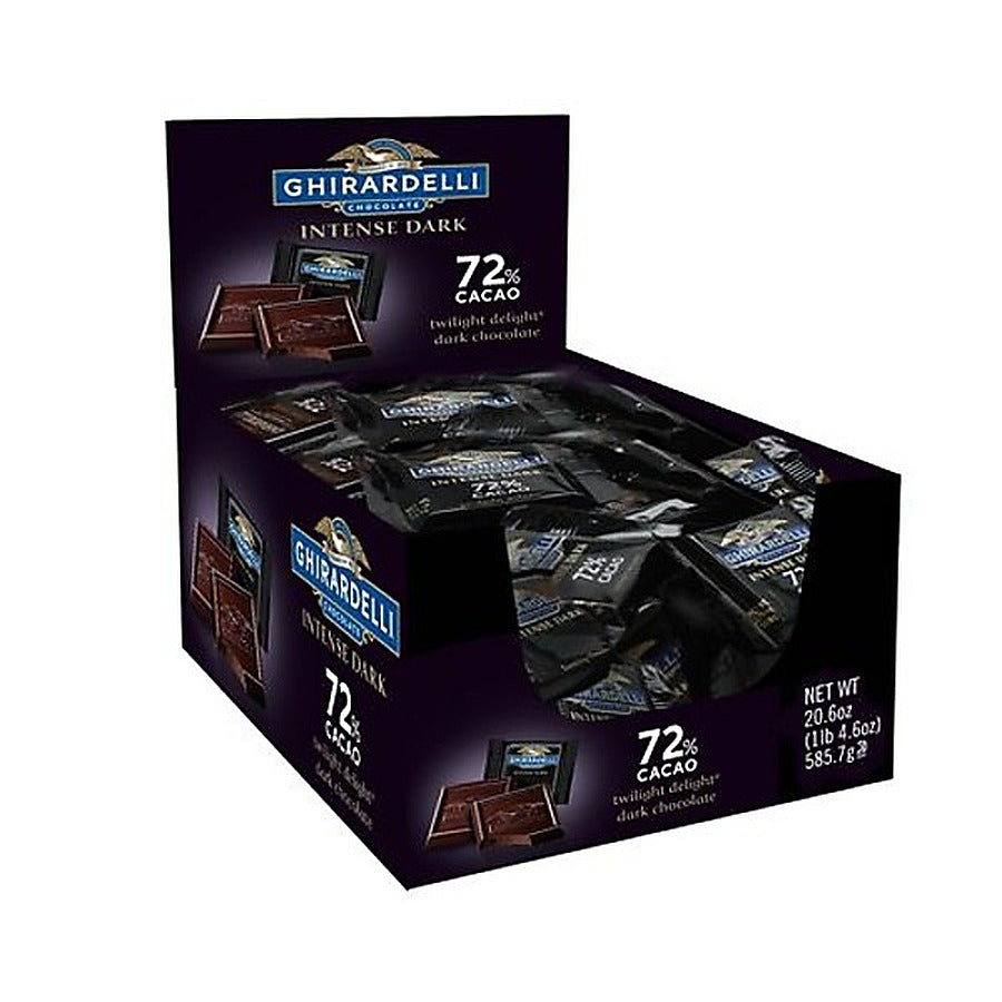 12-PACK OF CANDY CHOC INTENSE DRK SQR CDY
