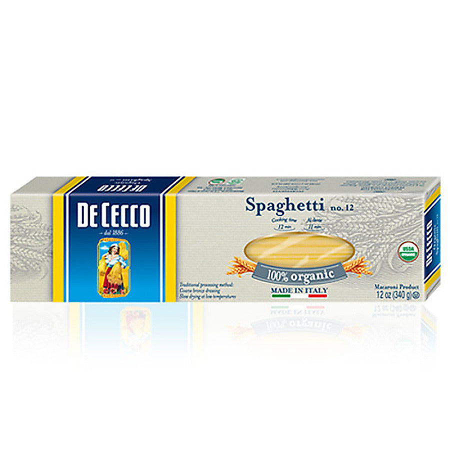 12-PACK OF PASTA SPAGHETTI ORGANIC
