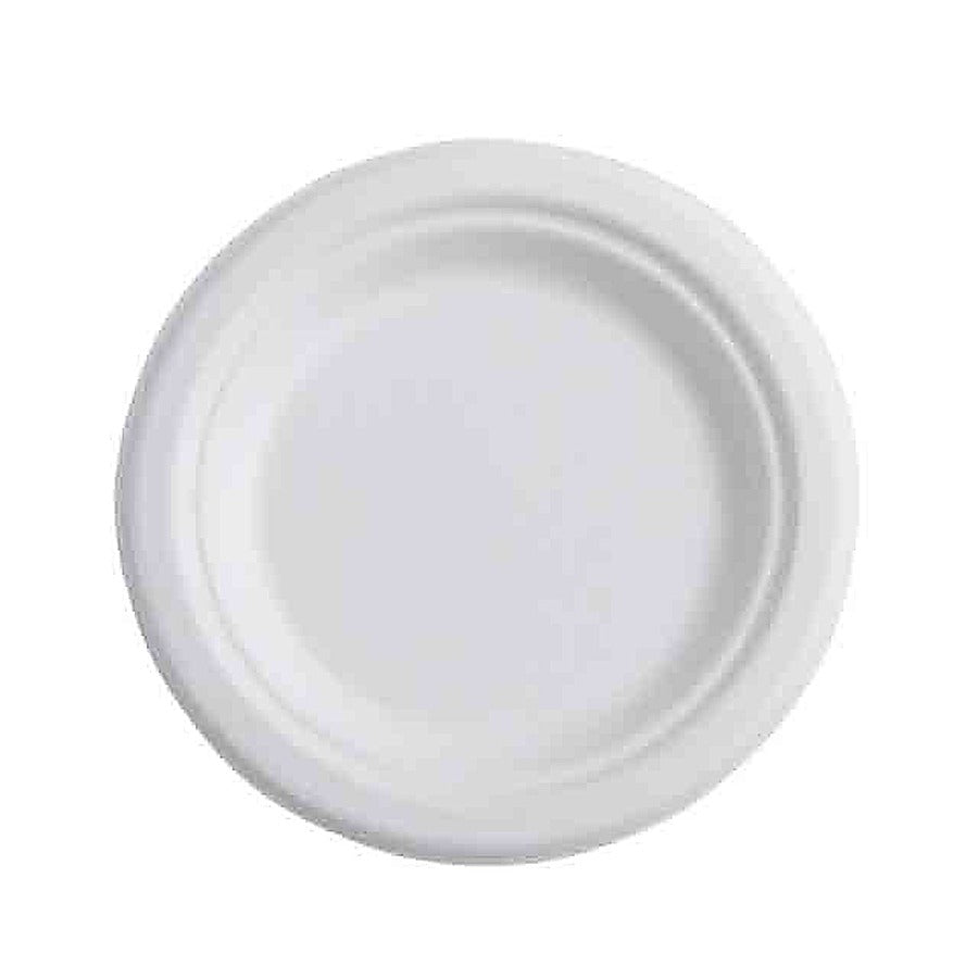 500-PACK OF PLATE PAPER 1CMP BAGASSE
