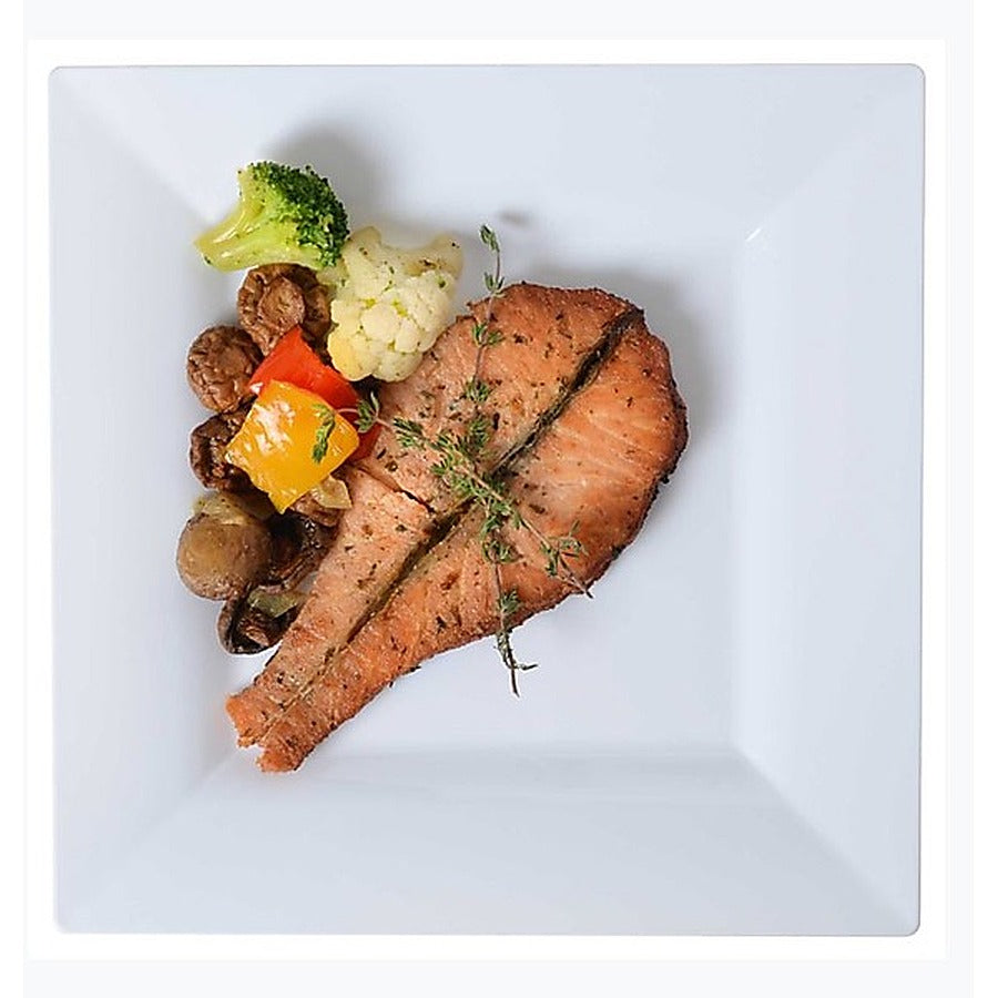 120-PACK OF PLATE PLASTIC DINNER WHT