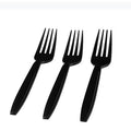1000-PACK OF CUTLERY PLASTIC FRK BULK BLCK