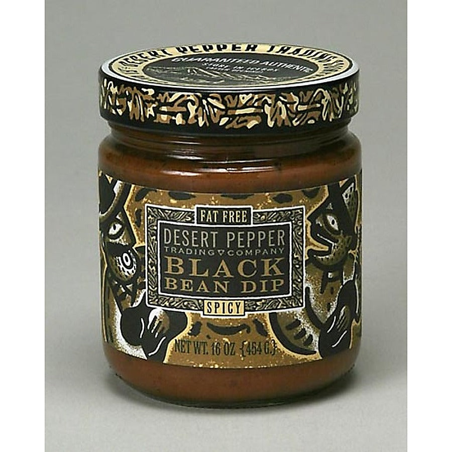 6-PACK OF DIP BEAN BLK PPR SPCY