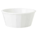 48-PACK OF Ramekin Plastic Fluted White