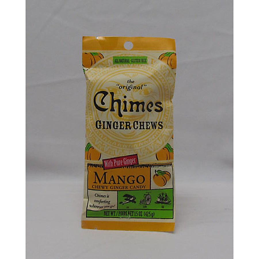 12-PACK OF CANDY GINGER CHEW MANGO