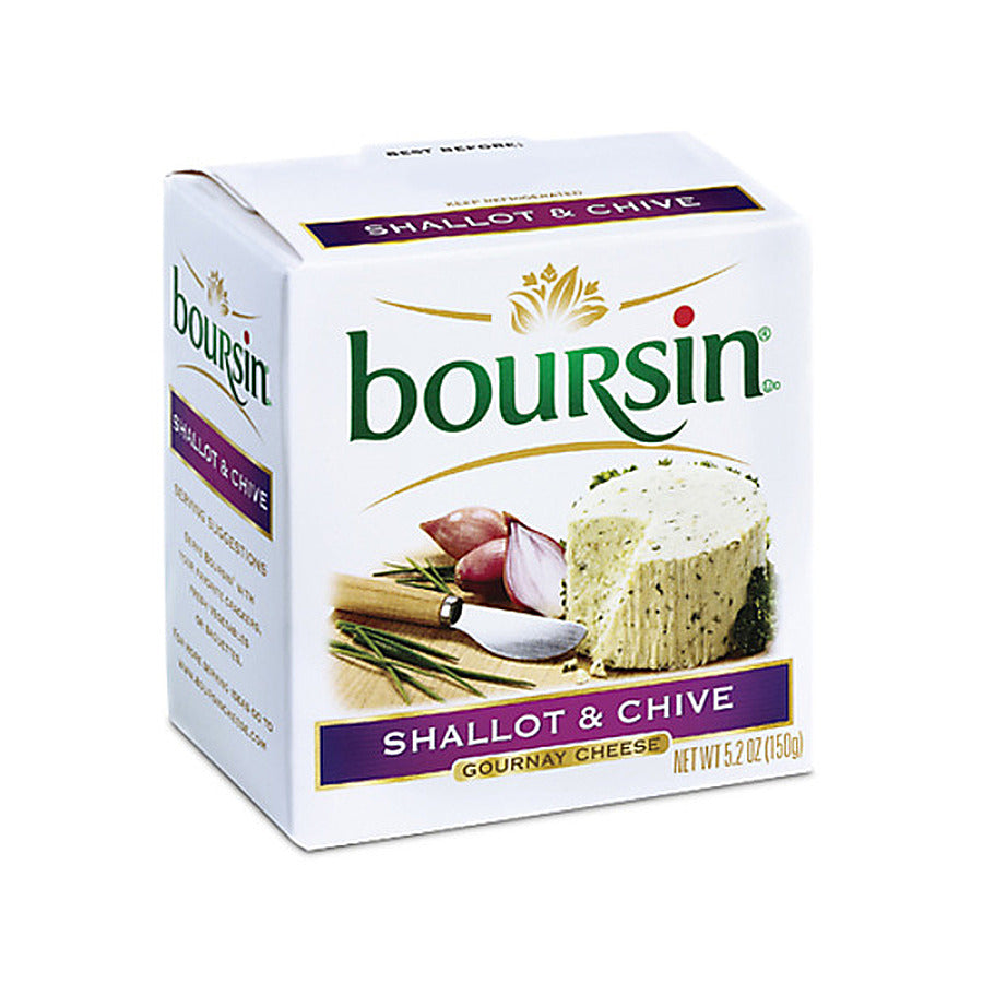 6-PACK OF CHEESE BOURSIN SHALLOT/CHIVE