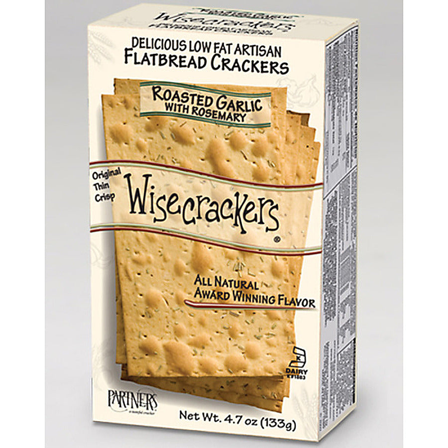 6-PACK OF CRACKER GARLIC ROSEMARY RSTD