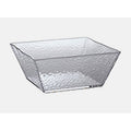 1-PACK OF BOWL PLAS SQR RAIN CLR 125OZ