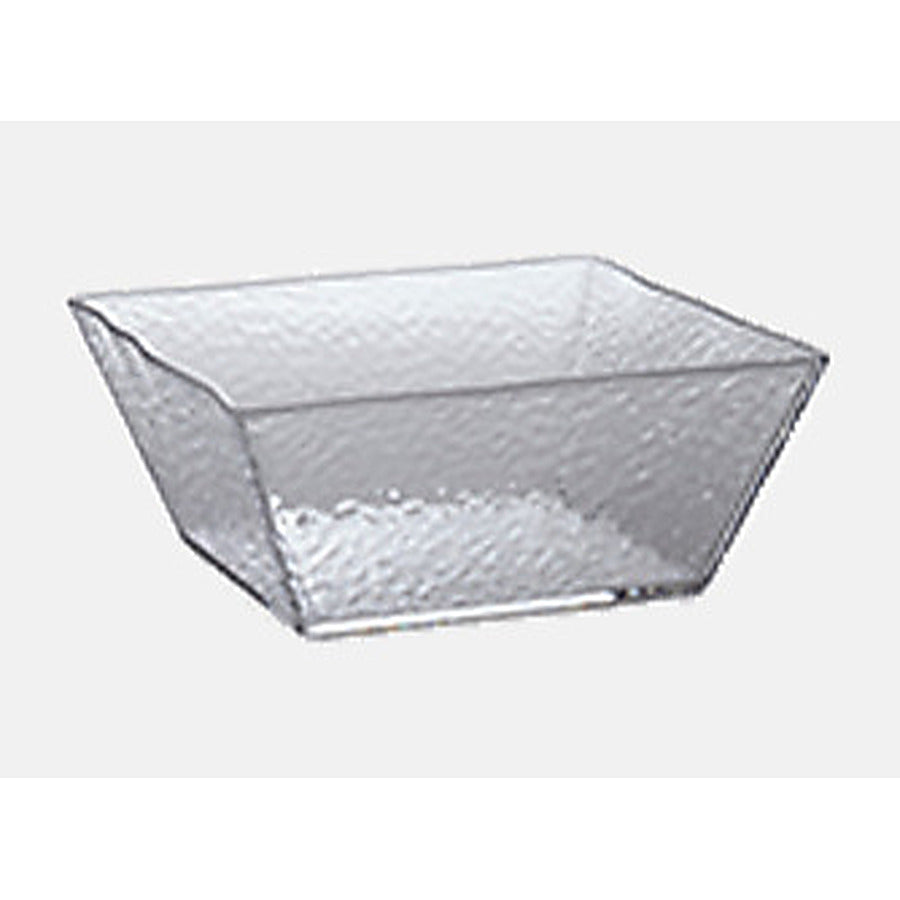 1-PACK OF BOWL PLAS SQR RAIN CLR 125OZ