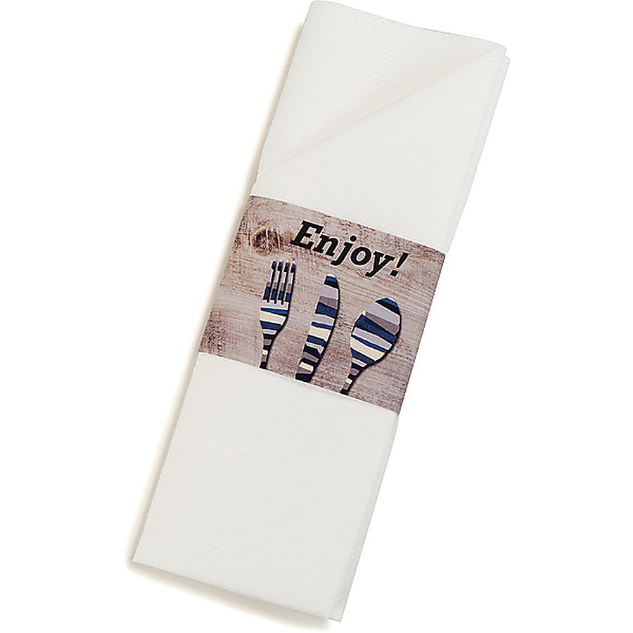 1-PACK OF BAND NAPKIN NAT WOOD