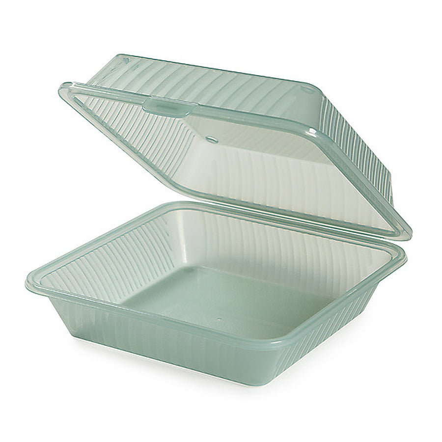 12-PACK OF Container Plastic Hinge 1 Comp Jade
