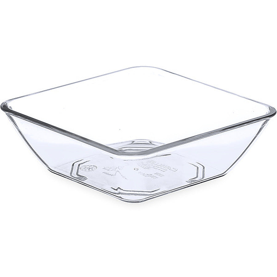 96-PACK OF BOWL PLASTIC SQUARE CLR
