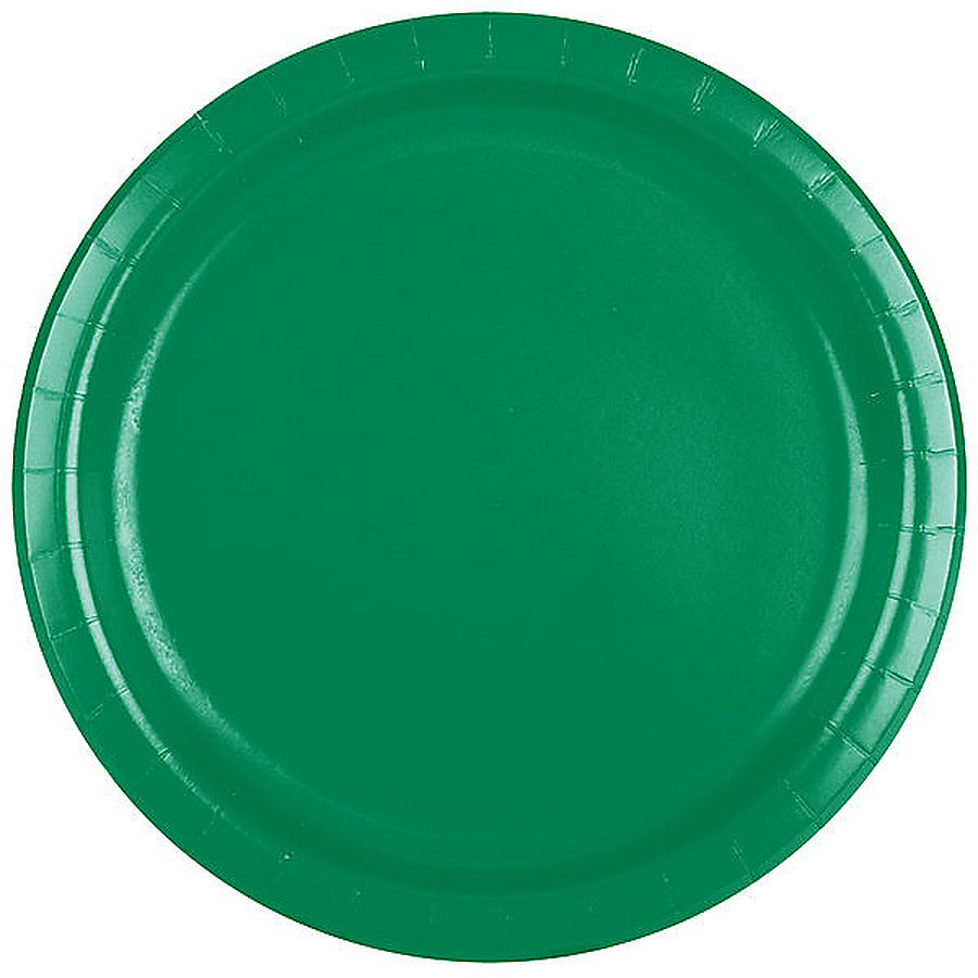 10-PACK OF Plate Papr Dinner Emerald Green 8.75"
