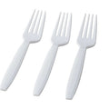 1000-PACK OF CUTLERY PLASTIC FRK BULK WHTE