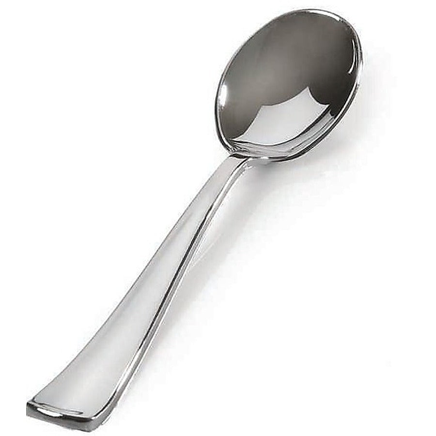 600-PACK OF CUTLERY PLASTIC SPOON BULK SLV