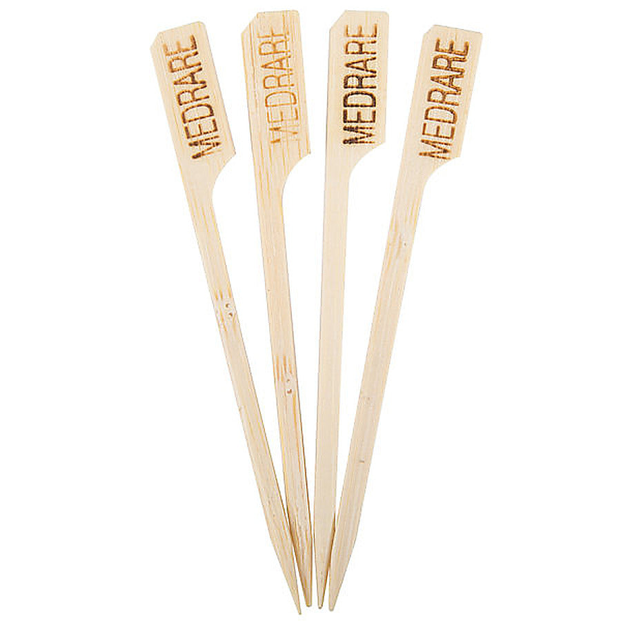 12-PACK OF PICK BAMBOO STK MED RARE 3.5