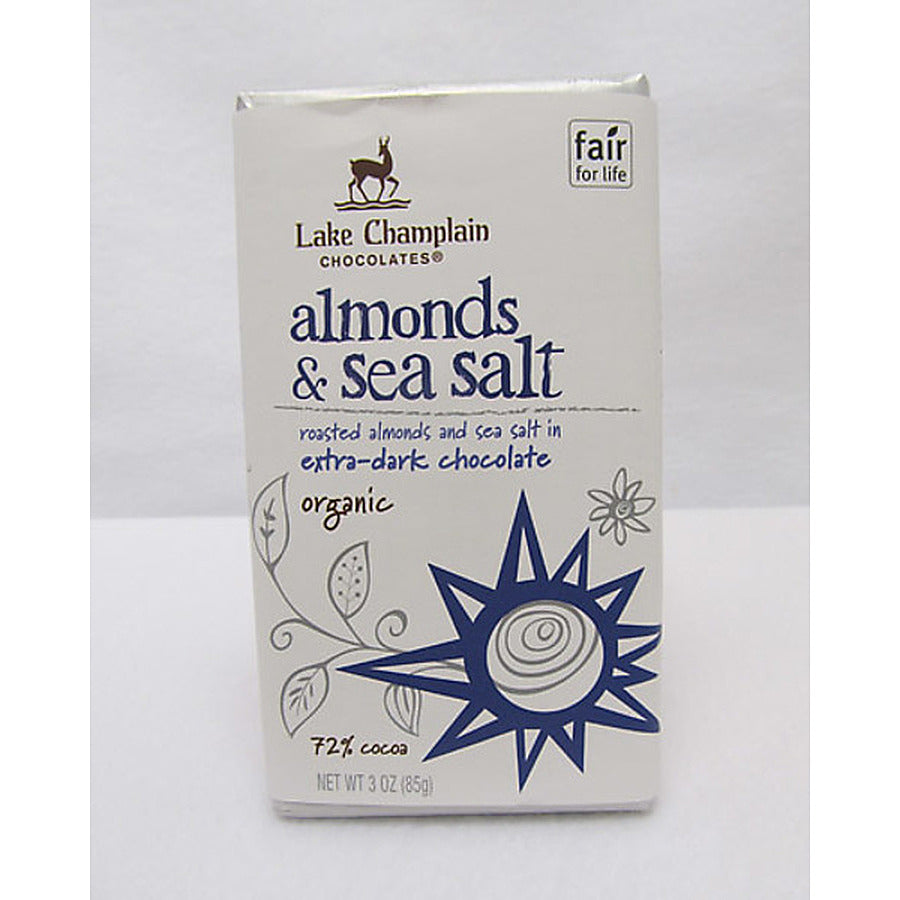 12-PACK OF CHOCOLATE BAR ALMND SALT ORGNC