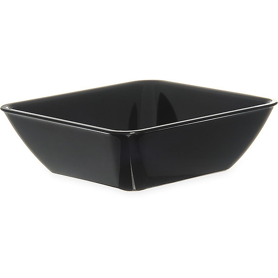 96-PACK OF BOWL PLASTIC SQUARE BLK