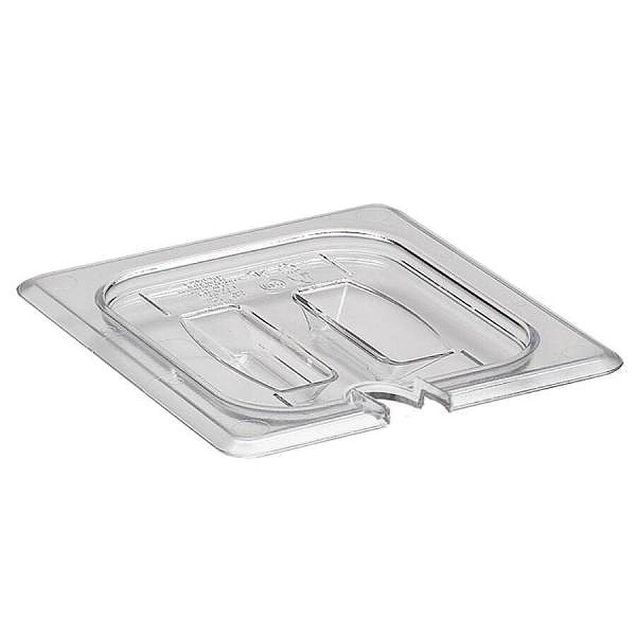 1-PACK OF LID PLASTIC CLR NOT 1/6 SZ