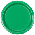 10-PACK OF Plate Papr Dessert Emerald Green 7"