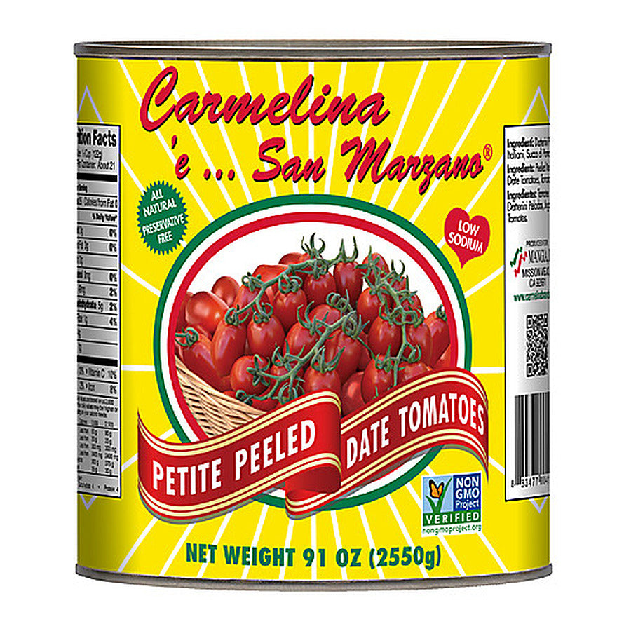 6-PACK OF TOMATO PEELED PETITE DATTERINI