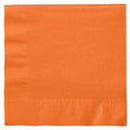 12-PACK OF Napkin Bev 2-ply Sun Orange Square 10"