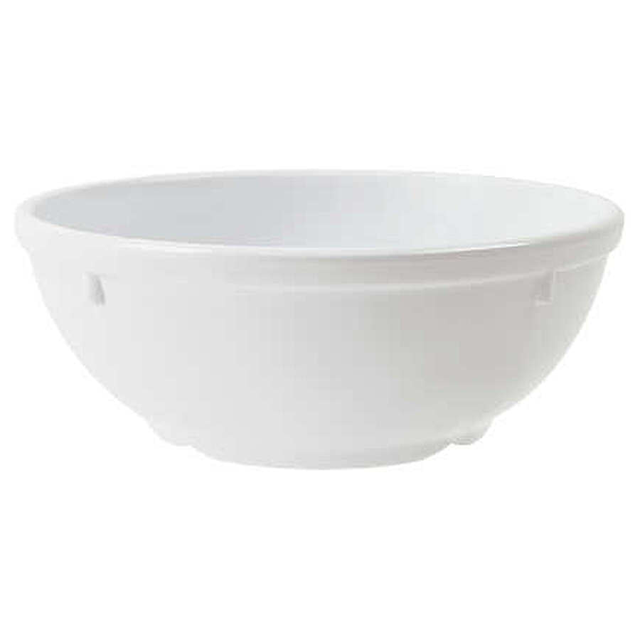 48-PACK OF Bowl Plastic White Nappie Supermel