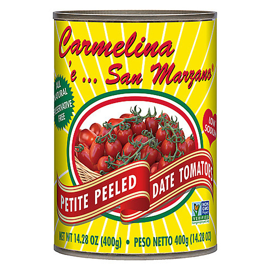 12-PACK OF TOMATO PEELED PETITE DATTERINI