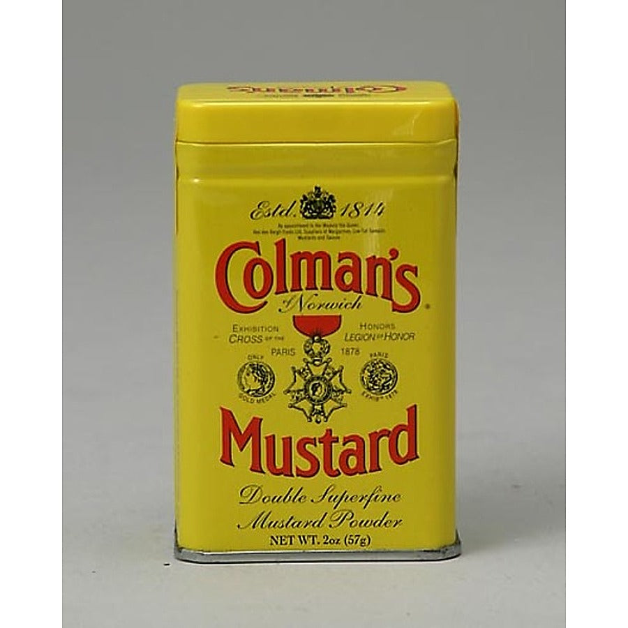 12-PACK OF MUSTARD DRY PWDR TIN