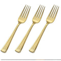 400-PACK OF FORK PLAS GOLD HW 7.25"