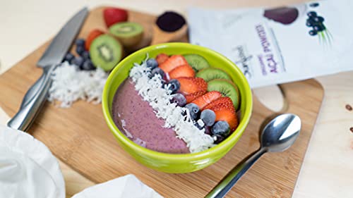 Sunfood Superfoods Organic Acai Powder - Acai Powder Organic, Acai Powder for Smoothie Bowles, Dried Acai Berry Mix with Antioxidants & Vitamin C, 100% Pure, USDA Organic, Non GMO - 4 Oz Bag