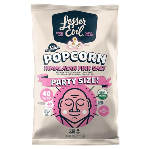 Lesser Evil Organic Pink Himalayan Salt Popcorn 8 OZ