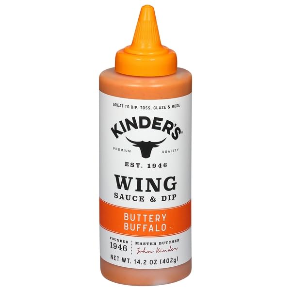 Kinder's, Buttery Buffalo Wing Sauce & Dip, 14.2 Ounce