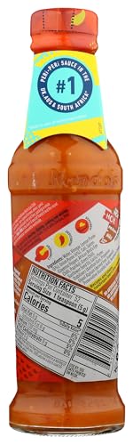 Nandos PERi PERi Hot Sauce - Spicy Sauces, Seasoning or Marinade for Wings, Fish, Meat, Rice or Vegetables - No Artificial Colors or Flavors, Non-GMO, No MSG, Gluten Free, Vegetarian - 9.2 Oz Hot