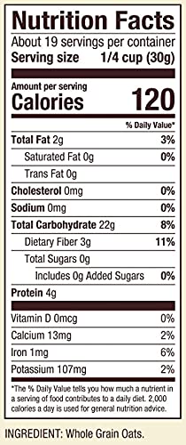 Bob's Red Mill Whole Grain Oat Flour, 20 Ounce (Pack of 2)