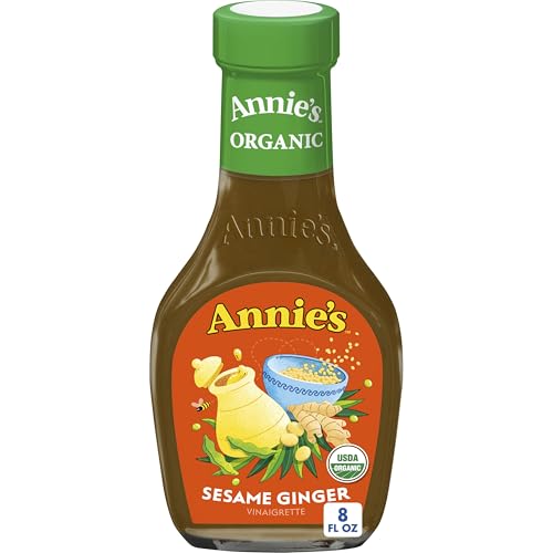 Annie's Organic Sesame Ginger Vinaigrette Salad Dressing, 8 fl oz