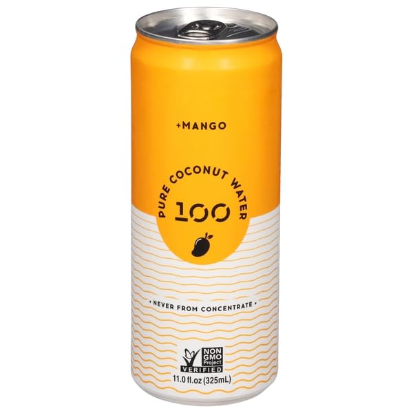 100 Coconut, Water Mango Pure, 11 Ounce
